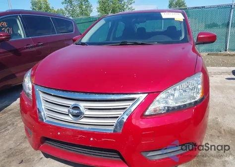 2014 Nissan Sentra Sv z USA, uszkodzony, nr VIN 3N1AB7AP7EL675750